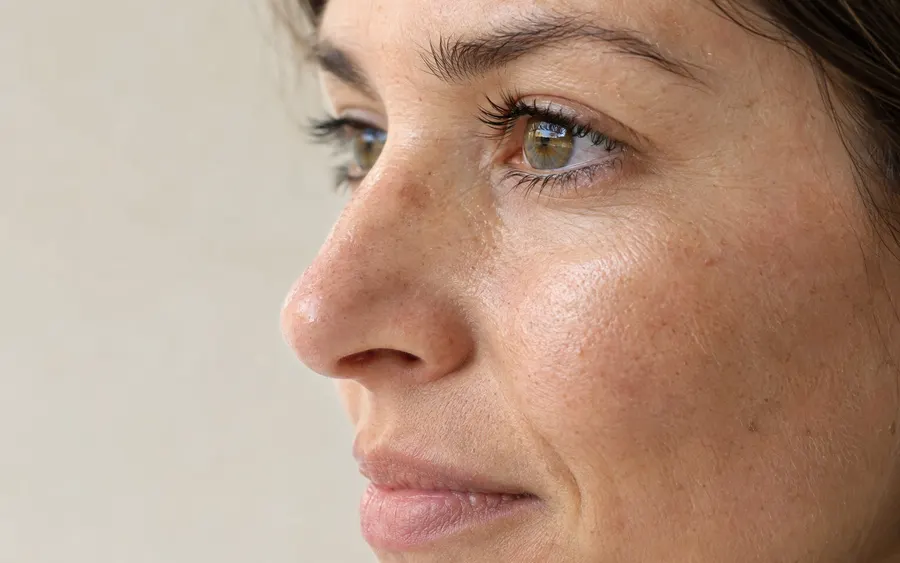 Nasolabial folds, shown on the face